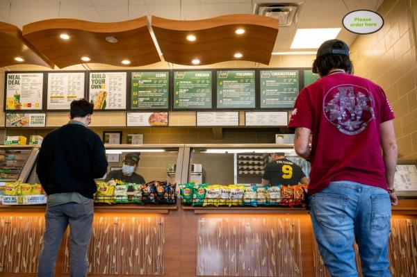 Subway restaurant