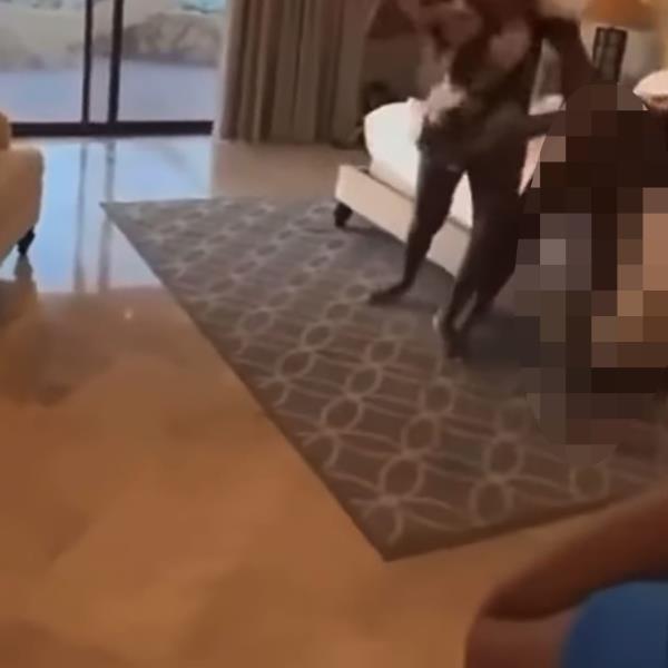 video grab of the beating