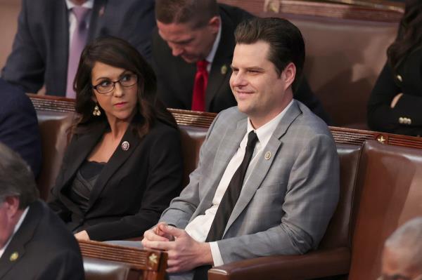 Matt Gaetz remained the most notably of the McCarthy dissenters. 
