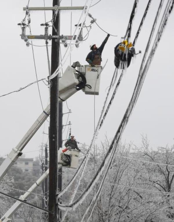 The storm caused power outages for at least 500,000 people and businesses across the region.