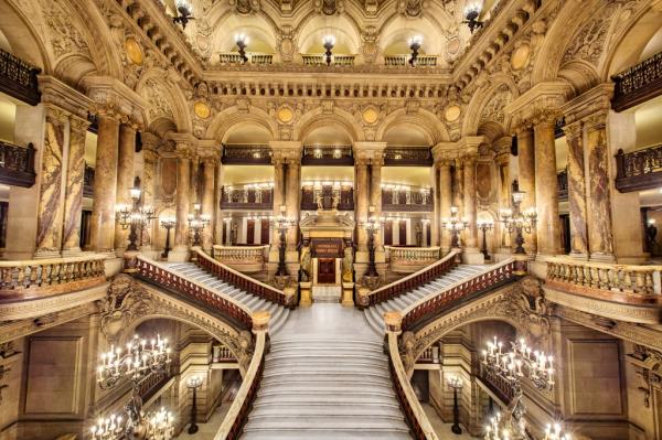 The gilded opera house.
