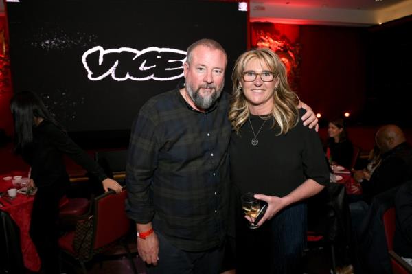 Shane Smith and Nancy Dubuc