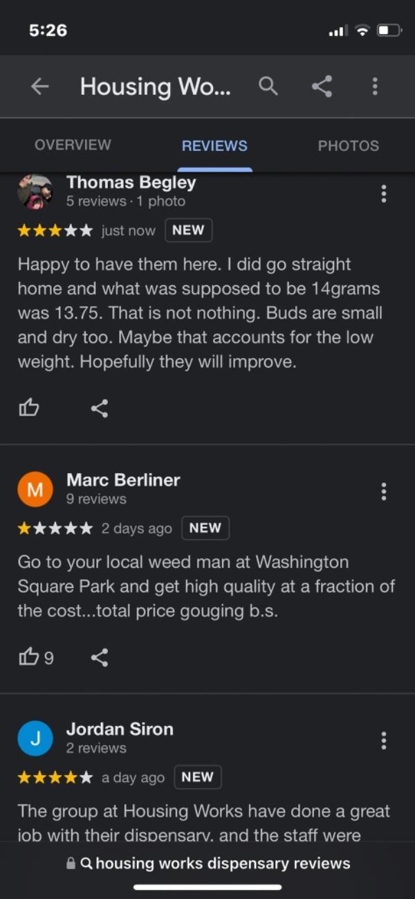 customer reviews