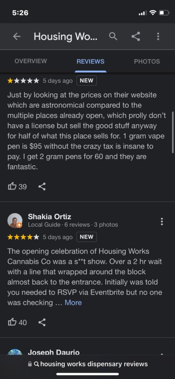 reviews online