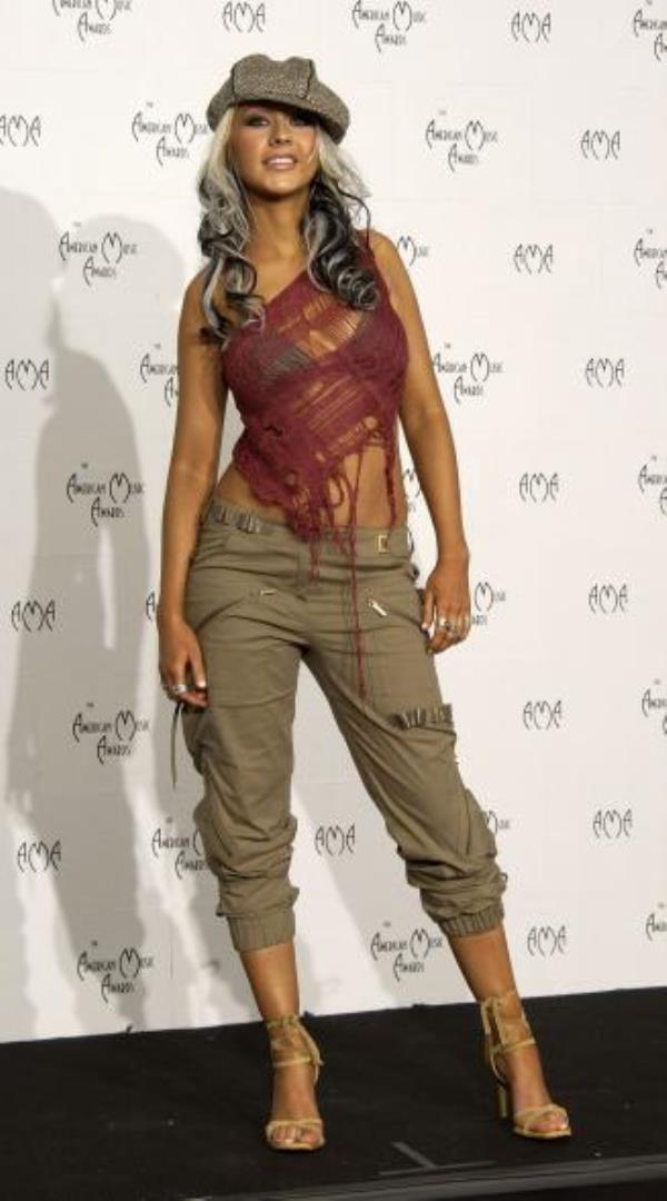 Christina Aguilera was a fan of the pants in the early aughts.
