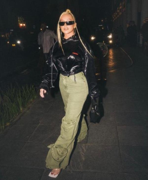 In 2023, Christina Aguilera rocked a more streamlined cargo pant.
