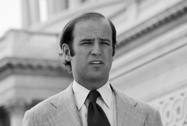 A picture of Joe Biden when he was in the senate.