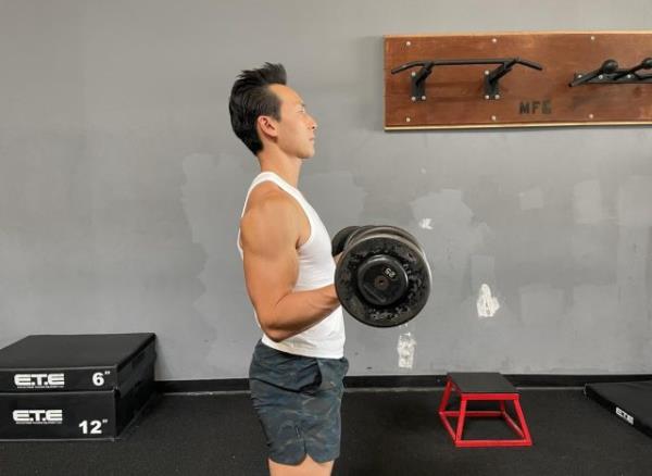 dumbbell 21 curls