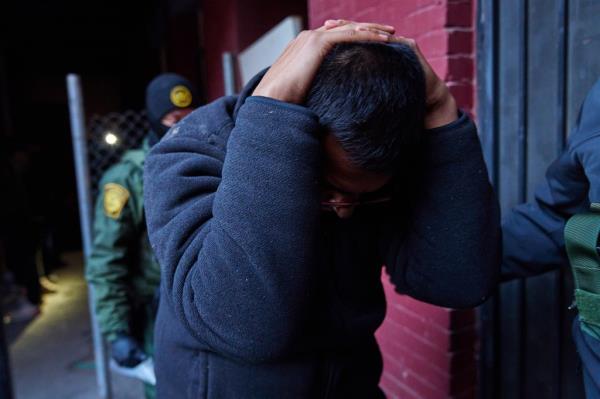 He was traveling with a small group of migrants who scaled the foot border fence in Ciudad Juarez in Mexico.