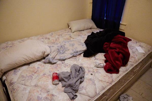 Interior of a stash house.