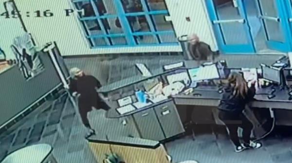 Security camera footage of the attackers. 
