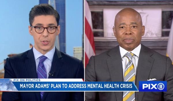 Mayor Adams on WPIX 11.