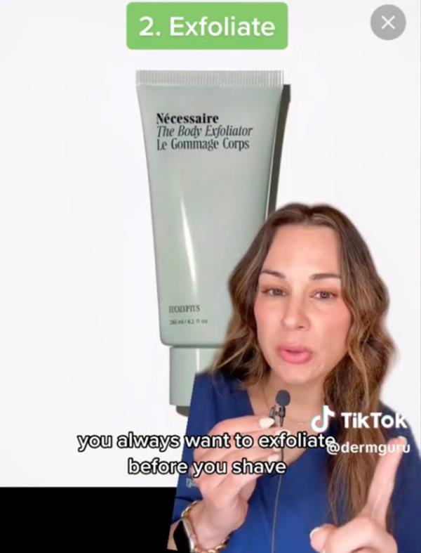 Zubritsky explained that body acne, skin irritations and razor bumps could come as unwanted side effects of an everything shower. 