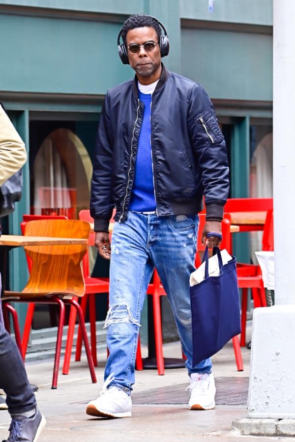Chris Rock on the street. 