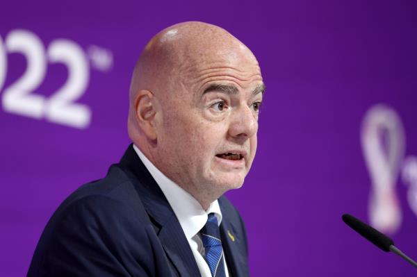 However, at a news co<em></em>nference Friday, FIFA President Gianni Infantino said that World Cup kept political messaging away from the football so that fans could enjoy 