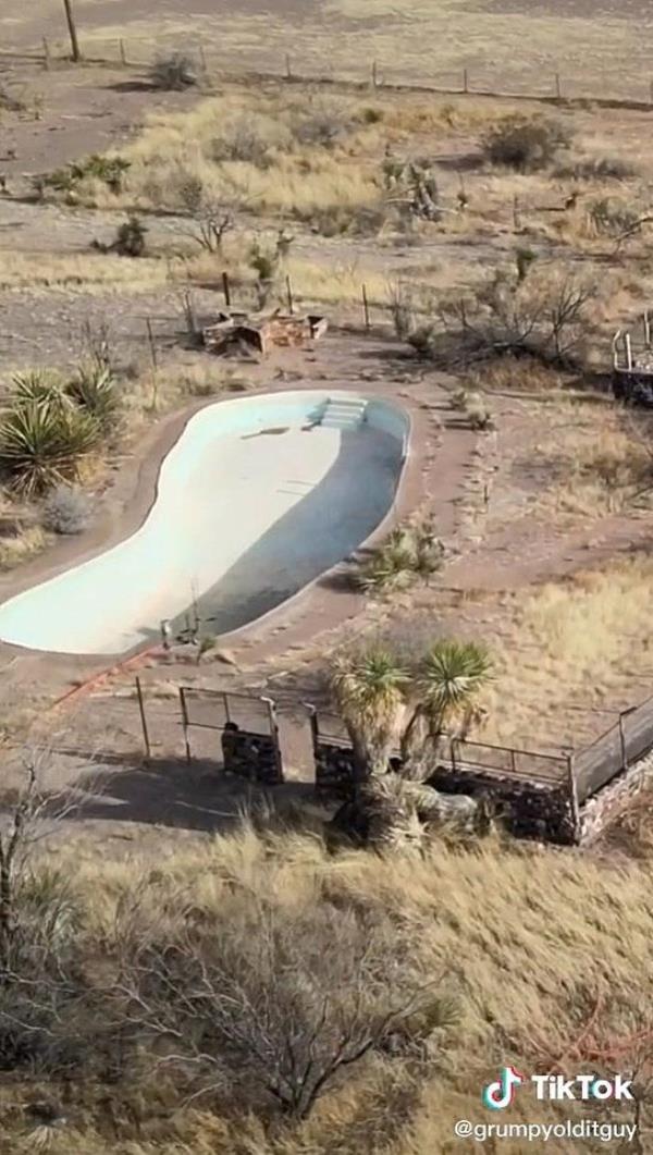 The empty pool.