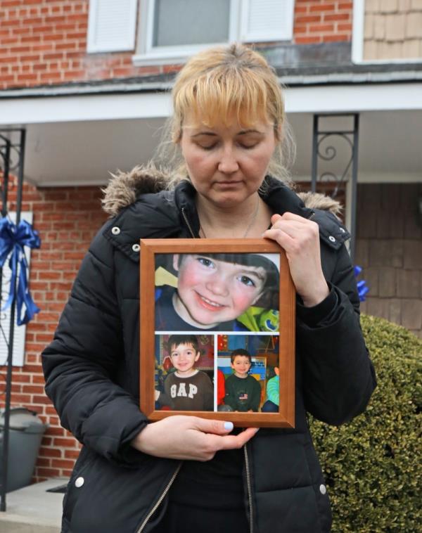 Justyna Zubko-Valva held a picture of Thomas Valva as she said how she tried to get help for her son, but the system failed her.