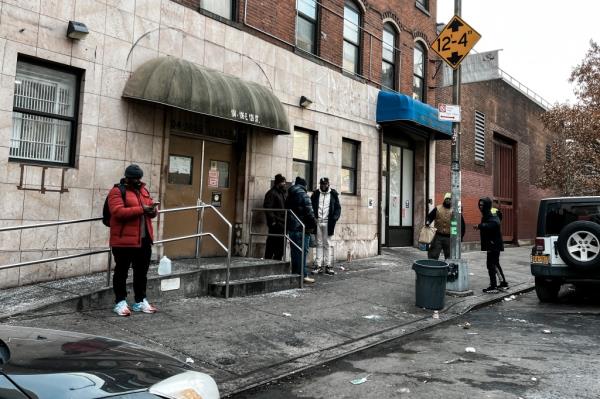 A supervised drug-co<em></em>nsumption site operating in Harlem. The site allows addicts to use illegal drugs without the threat of arrest or harassment. They also do not need to agree to get clean.