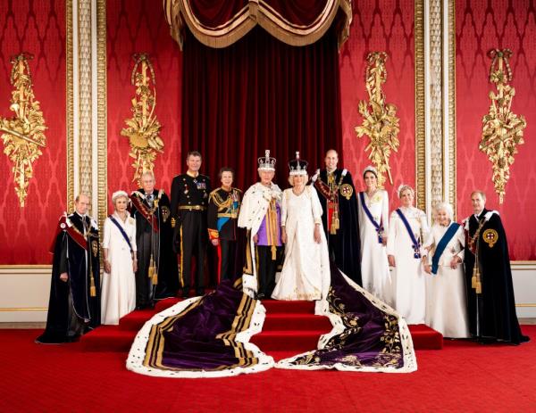 The Prince and his eldest son, Prince George, 9, played key roles in the coro<em></em>nation ceremony as they are next in line for the throne. 