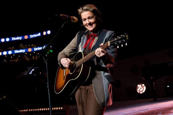 Brandi Carlile performs in Boston on Jan. 5, 2023. 