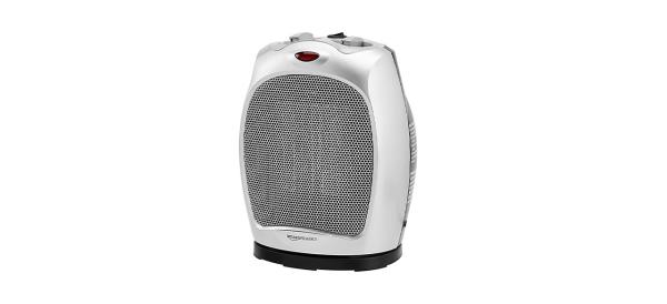 Best Amazon Basics 1,500-Watt Oscillating Ceramic Heater
