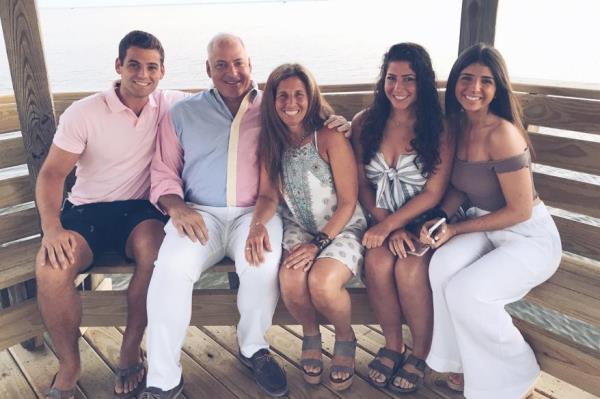 Wiener family seated.