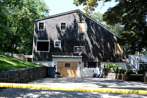 A picture of the Hamptons vacation home under investigation.