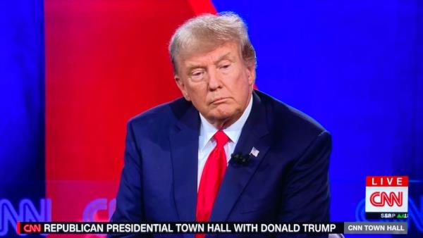 Last month, CNN staffers were among those outraged over the network's town hall with former President Do<em></em>nald Trump.