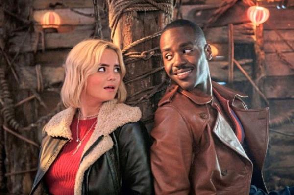 Doctor Who Christmas Special 2023,16-11-2023,Xmas preview,Xmas preview,Picture Shows: The Doctor (Ncuti Gatwa) and Ruby Sunday (Millie Gibson),**STRICTLY EMBARGOED UNTIL 28TH NOVEMBER 2023**,BBC Studios 2023,Lara Cornell