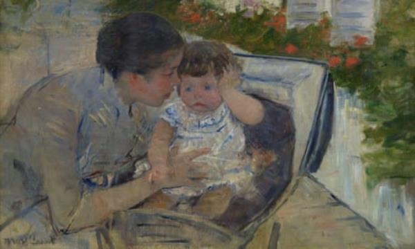 Painting: Susan Comforting the Baby by Mary Cassatt