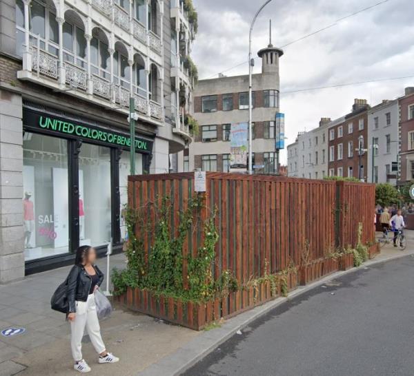 Public toilets installed at the top of Grafton Street in Dublin