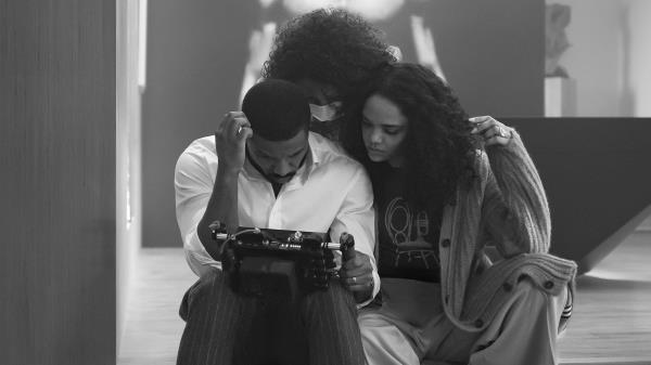 Michael B. Jordan and Tessa Thompson in Creed III